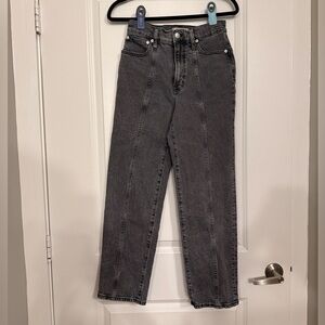 Madewell The Perfect Vintage Straight Jean Meaford Wash Seamed Edition Size 25